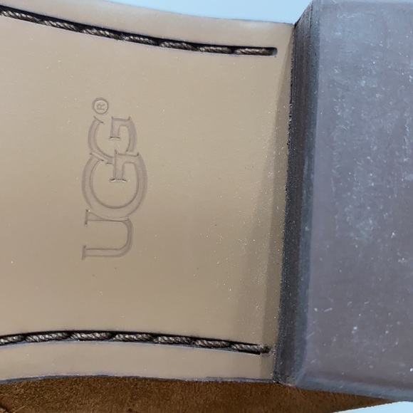 NWOT UGG Kelby Chestnut Suede Ankle Booties Size 9 - Picture 6 of 6